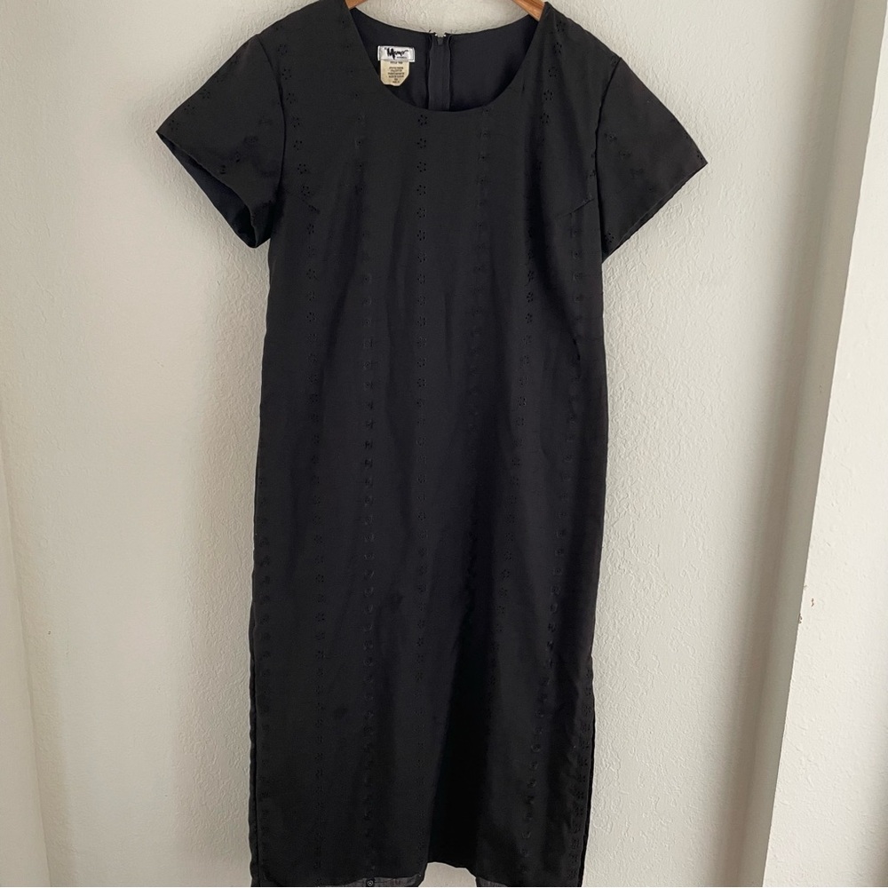 Mamo Vintage Elegant Black Dress